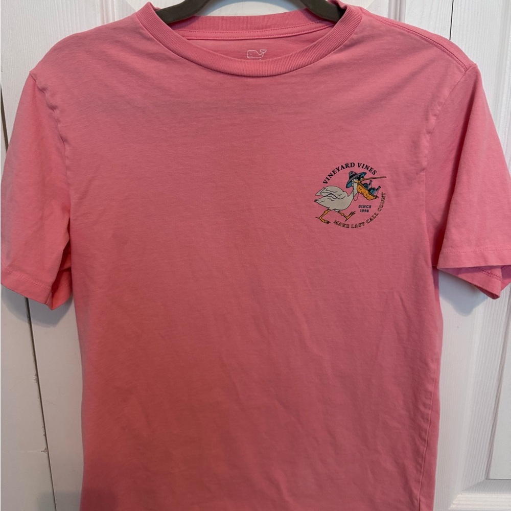 Vineyard Vines Pink Short-Sleeve Pocket Logo T-Shirt - Men